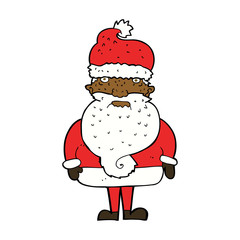 cartoon santa claus