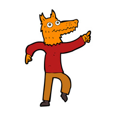 cartoon fox man