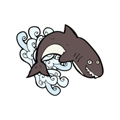 cartoon shark