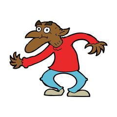 Obraz premium cartoon goblin
