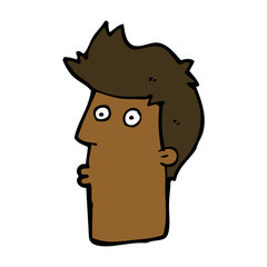 cartoon surprised man