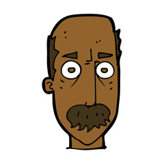 cartoon man with mustache