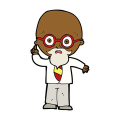 cartoon professor