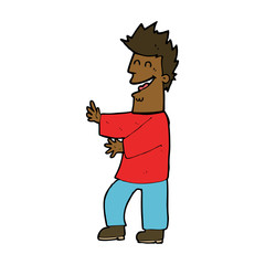 cartoon laughing man