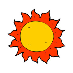 cartoon sun