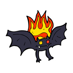 cartoon vampire bat