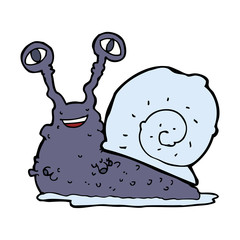 cartoon snail
