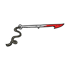 cartoon whaling harpoon