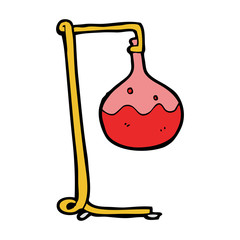 cartoon science experiment