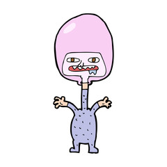 cartoon space alien