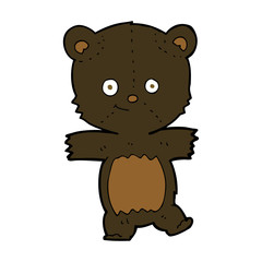 cartoon cute black bear