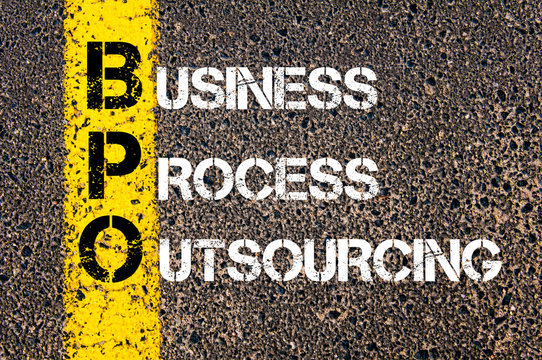 Business Acronym BPO as Business Process Outsourcing