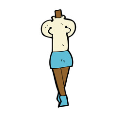 cartoon female body (mix and match cartoons or add own photos)
