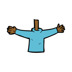 cartoon body waving arms (mix and match cartoons or add own phot