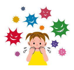 女の子　ウイルス