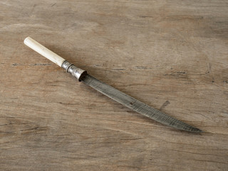 Antique knife ivory handle