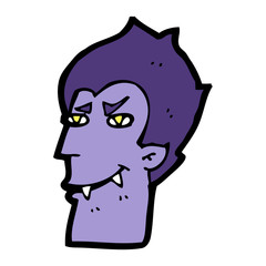 cartoon vampire face