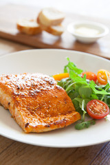 Salmon and Salad