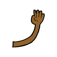 cartoon arm