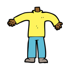 cartoon male body (mix and match cartoons or add own photos)