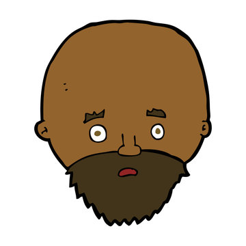 recommend clip art: cartoon shocked man with beard