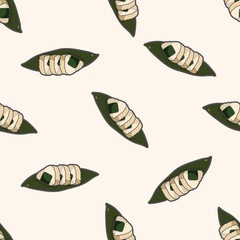 Japanese food sushi , cartoon sticker icon