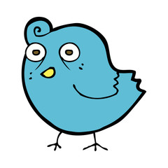 funny cartoon bird
