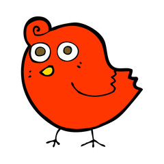 Obraz premium funny cartoon bird
