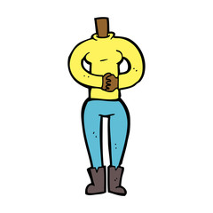 cartoon female body (mix and match cartoons or add own photos)