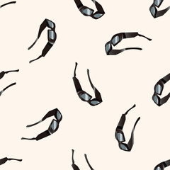 glasses , cartoon sticker icon