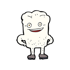 cartoon tooth looking smug