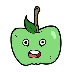 cartoon apple