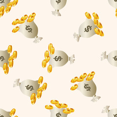 Financial money , cartoon sticker icon
