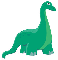 Apatosaurus vector image