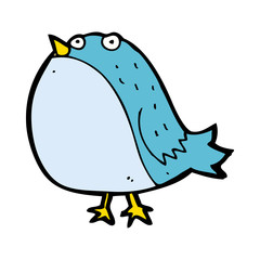 cartoon fat bird
