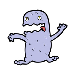 cartoon funny frog
