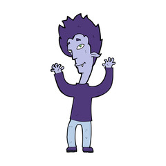 cartoon vampire man