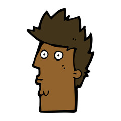 cartoon surprised face