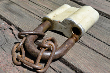 Rusty lock