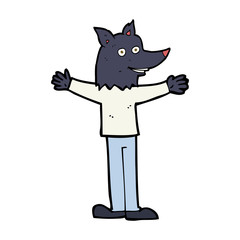 cartoon werewolf