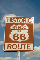 New Mexico Route 66 Sign 64383