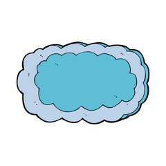 cartoon cloud symbol