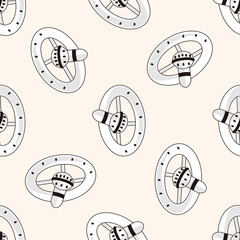 Space ufo , cartoon sticker icon