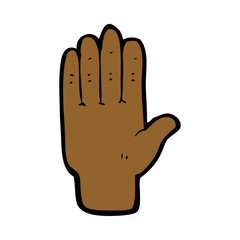 cartoon hand
