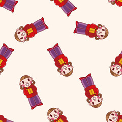 Chinese people , cartoon sticker icon