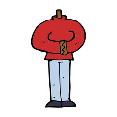 Obraz premium cartoon body (mix and match cartoons or add own photos)