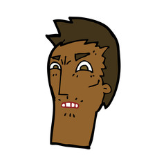 cartoon angry face