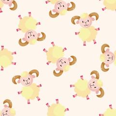 animal sheep cartoon , cartoon sticker icon