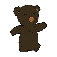 cartoon black bear