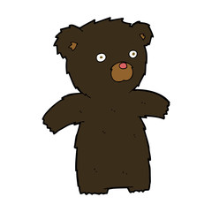 cartoon black bear